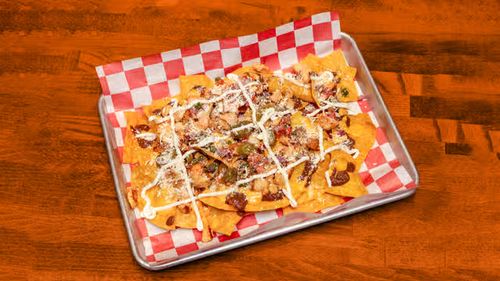 Nachos Con Pollo at Pollo Campestre