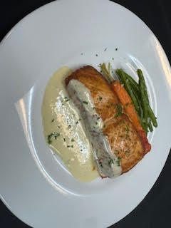 Pan Seared Salmon at Marigold Bistro in Colorado Springs, CO 80906 | YourMenu® Online Ordering
