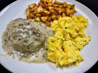 Biscuits N Gravy at Marigold Bistro in Colorado Springs, CO 80906 | YourMenu® Online Ordering
