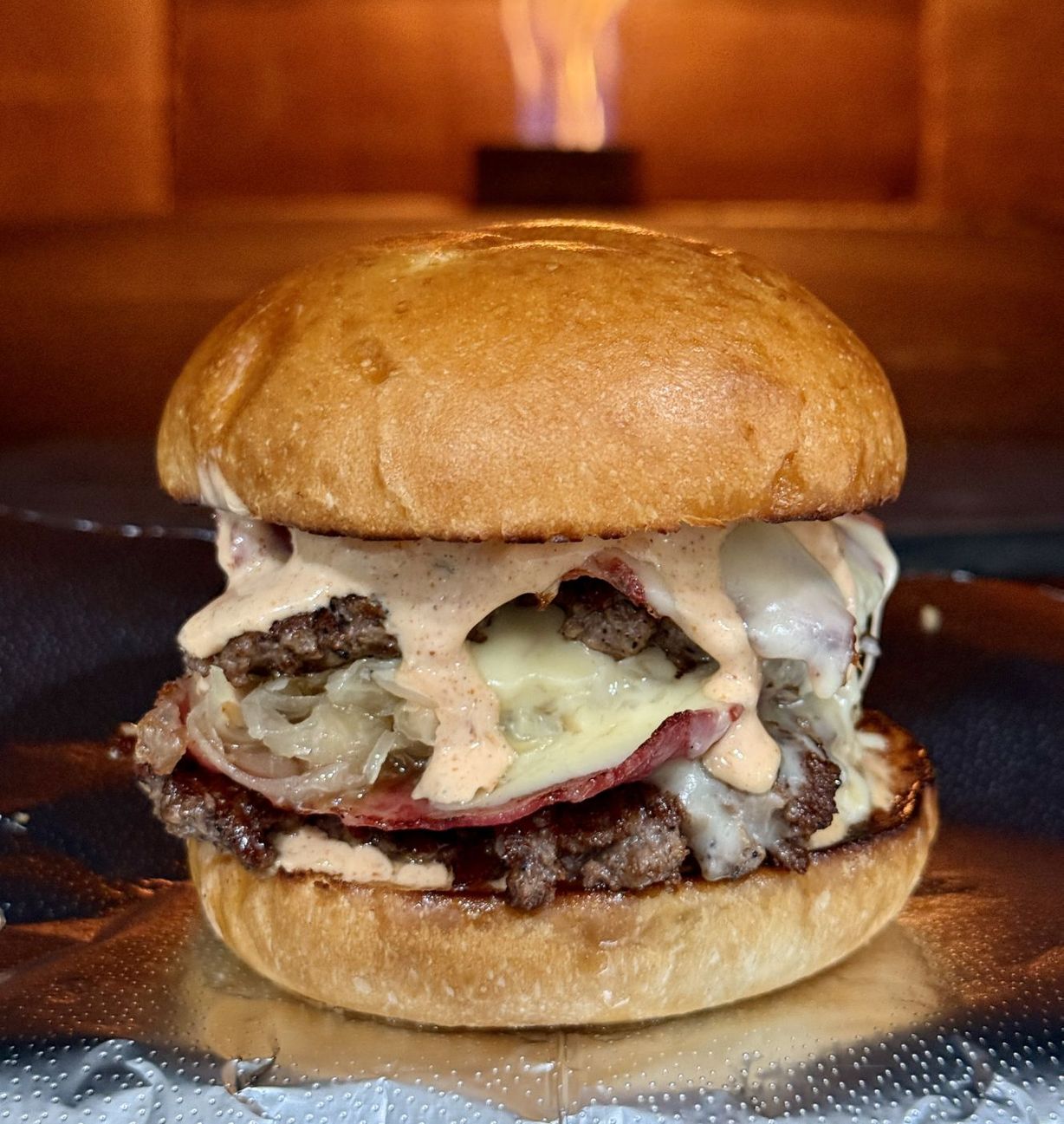 REUBEN BURGER - TRIPLE at Friske Farm Market in Ellsworth, MI 49729 | YourMenu® Online Ordering