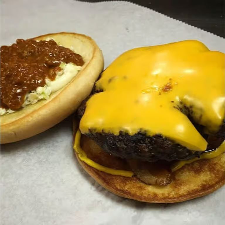 1/4lb. Cheeseburger at Ol' Bob's BBQ & Catering in Statesville, NC 28625-8602 | YourMenu® Online Ordering