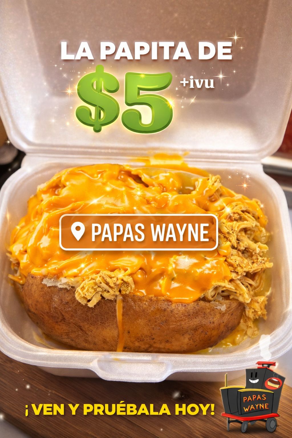 Papa Expreso at PapasWayne FoodTruck in Salinas, PR 00751 | YourMenu® Online Ordering