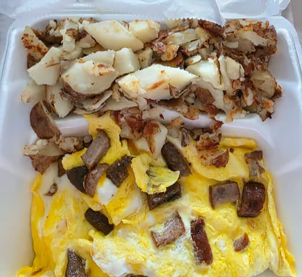 Sausage & Mozzarella Omelette. at Landmark Restaurant Diner in Charlotte, NC 28205 | YourMenu® Online Ordering