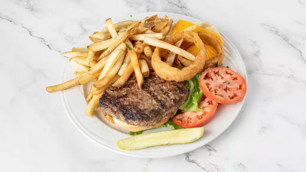 CheeseBurger Deluxe at Landmark Restaurant Diner in Charlotte, NC 28205 | YourMenu® Online Ordering