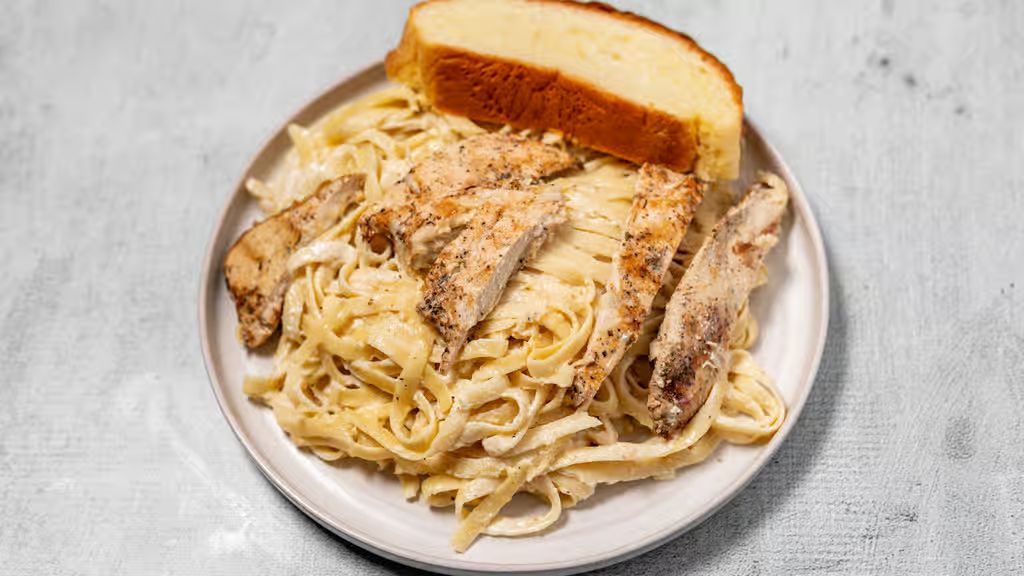 Din Chicken Fettuccini Alfredo at Landmark Restaurant Diner in Charlotte, NC 28205 | YourMenu® Online Ordering