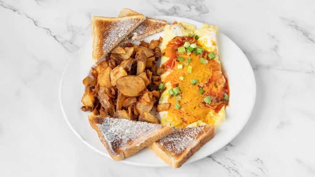Spanish Omelette. at Landmark Restaurant Diner in Charlotte, NC 28205 | YourMenu® Online Ordering