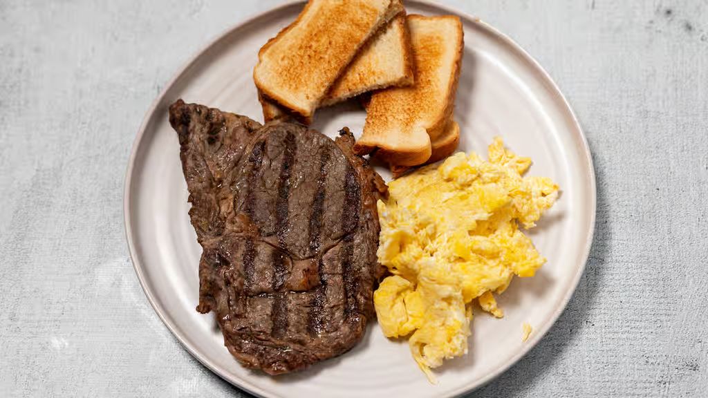 8oz Steak & Eggs. at Landmark Restaurant Diner in Charlotte, NC 28205 | YourMenu® Online Ordering
