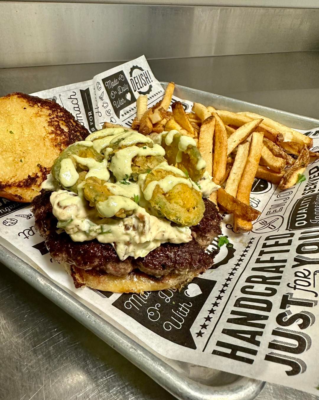 Jalapeno Popper Burger at Coopers Tavern in Edgewater, MD 21037 | YourMenu® Online Ordering