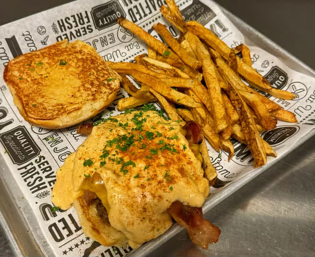 Surf & Turf Burger at Coopers Tavern in Edgewater, MD 21037 | YourMenu® Online Ordering