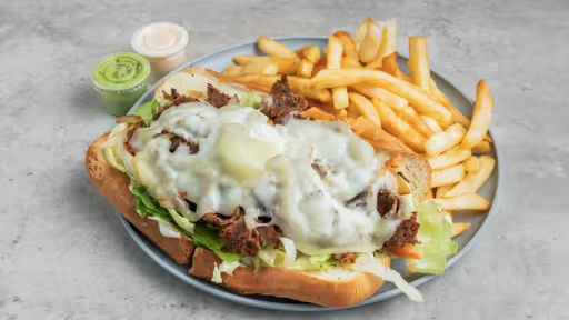 Steak & Cheese at Mr. Pollo Peruvian Charcoal Chicken in Sterling, VA 20166 | YourMenu® Online Ordering