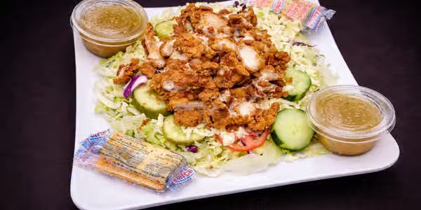 Crispy Chicken Salad at House of Pizza in Cowpens, SC 29330 | YourMenu® Online Ordering