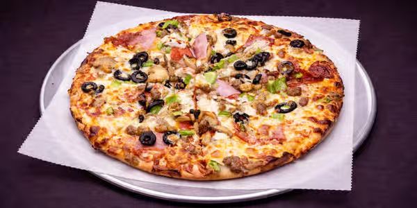 Small Supreme House Special Pizza at House of Pizza in Cowpens, SC 29330 | YourMenu® Online Ordering