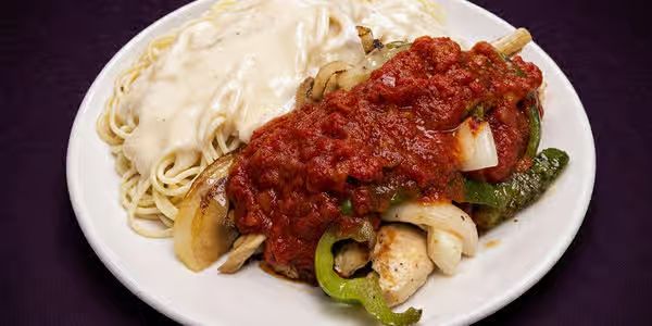 Smothered Chicken at House of Pizza in Cowpens, SC 29330 | YourMenu® Online Ordering