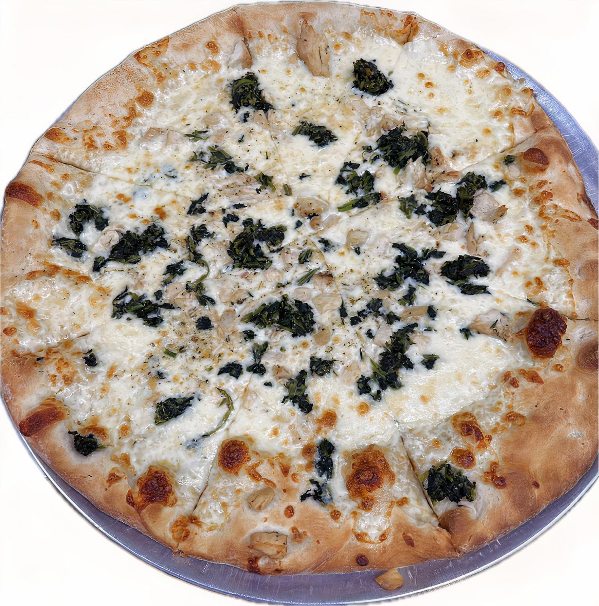 Small Chicken Florentine Pizza at Three Brothers Italian - Columbia in Columbia, MD 21045 | YourMenu® Online Ordering