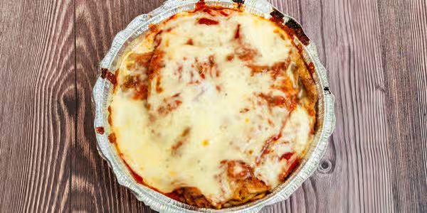 Eggplant Parm over Spaghetti at Three Brothers Italian - Columbia in Columbia, MD 21045 | YourMenu® Online Ordering