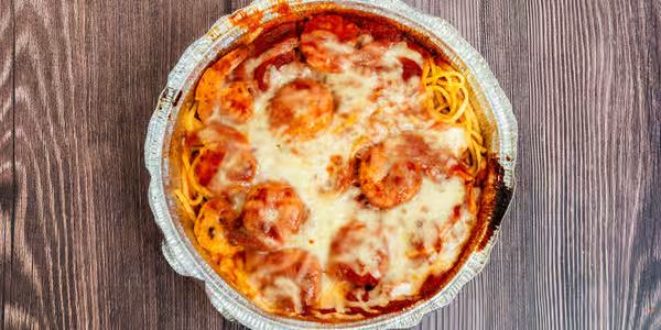 Shrimp Parm over Linguine at Three Brothers Italian - Columbia in Columbia, MD 21045 | YourMenu® Online Ordering