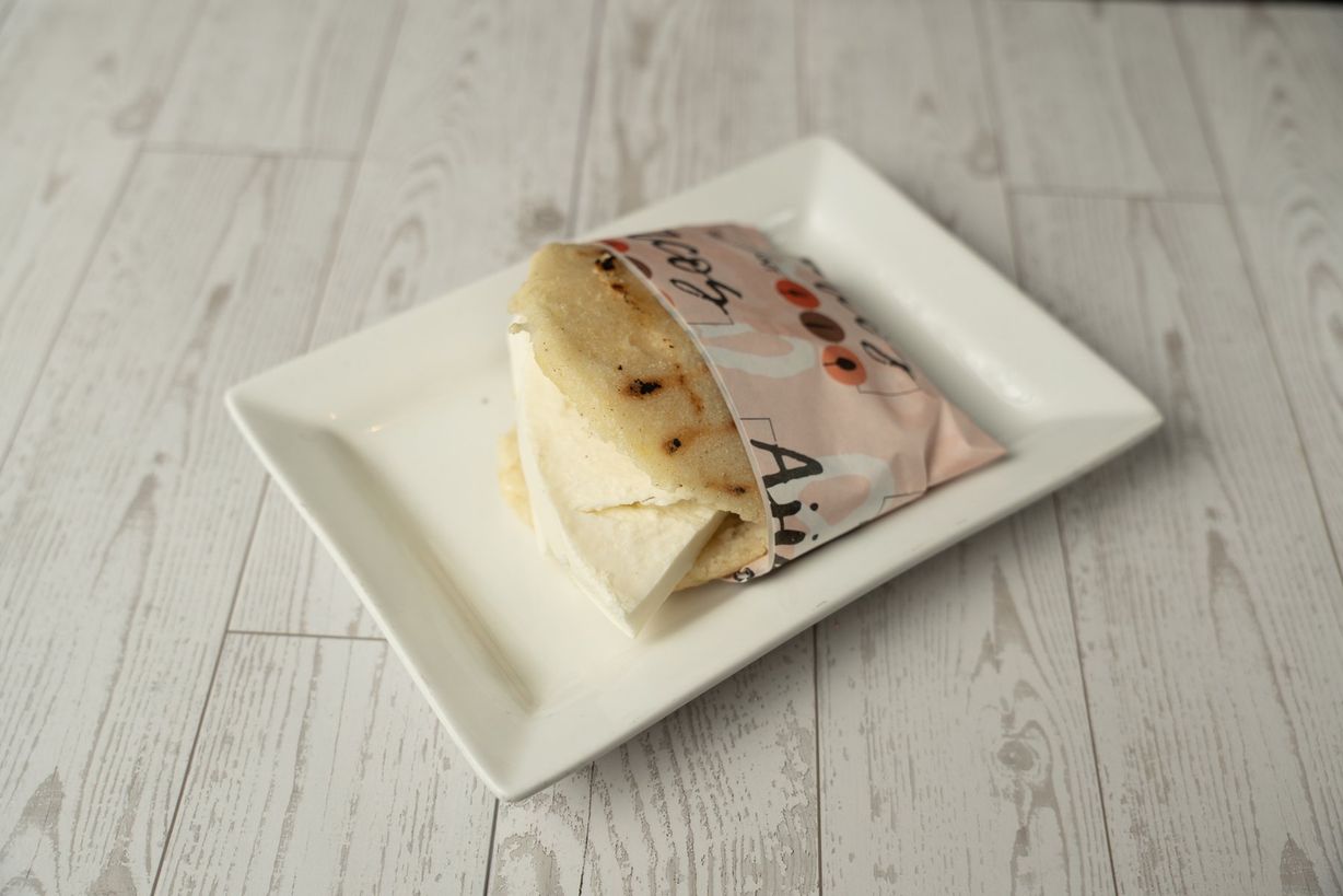 Arepa Venezolana con Queso de Mano at Ajiacos Restaurant in Hallandale Beach, FL 33009 | YourMenu® Online Ordering