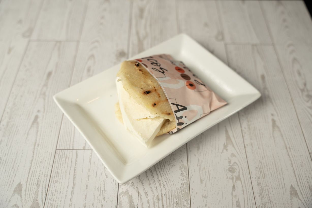 Arepa Venezolana Rellena Queso at Ajiacos Restaurant in Hallandale Beach, FL 33009 | YourMenu® Online Ordering