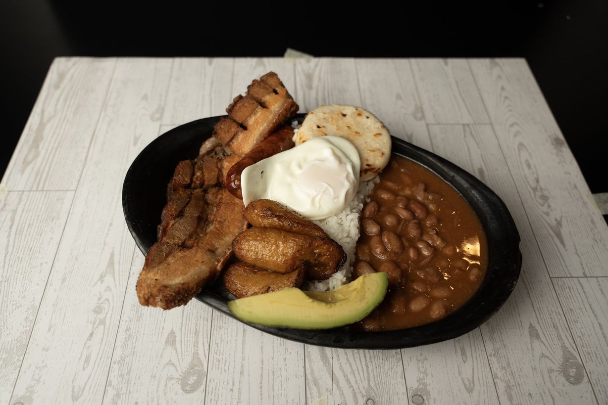 Bandeja Paisa at Ajiacos Restaurant in Hallandale Beach, FL 33009 | YourMenu® Online Ordering