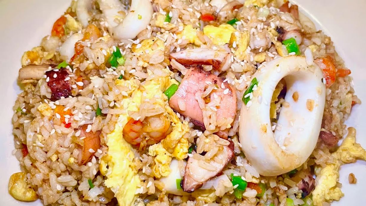 Arroz Chaufa Mariscos at Ajiacos Restaurant in Hallandale Beach, FL 33009 | YourMenu® Online Ordering