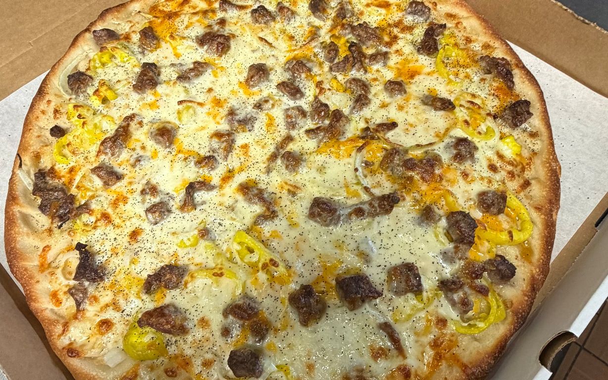 Steak with four Cheese Sheet at Deniro`s Pizzeria in Depew, NY 14043 | YourMenu® Online Ordering