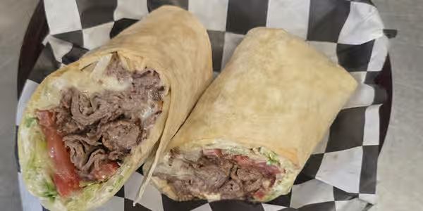 Ch. Steak or Ch. Burger Wrap at Shicky's Wings N' Things in Mount Carmel, PA 17851 | YourMenu® Online Ordering