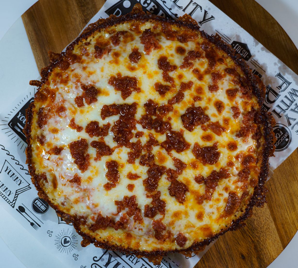 Chorizo Mediana at Rikat's Pizza in NAPLES, FL 34120 | YourMenu® Online Ordering