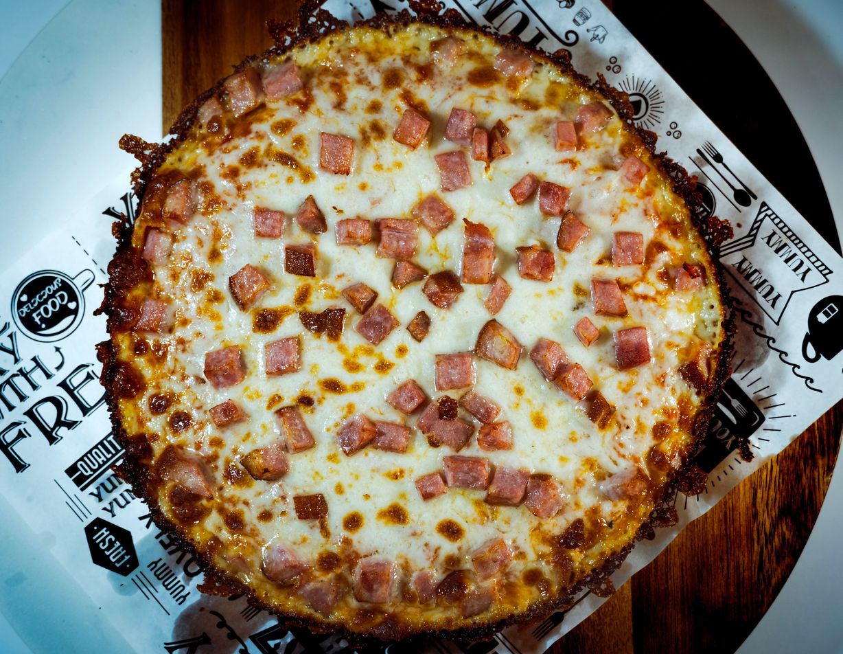 Pizza Jamon at Rikat's Pizza in NAPLES, FL 34120 | YourMenu® Online Ordering