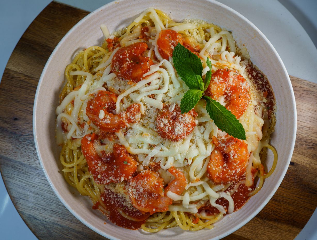 Spaguetti de Camaron at Rikat's Pizza in NAPLES, FL 34120 | YourMenu® Online Ordering