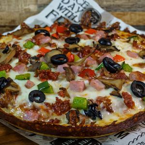 Supreme Pizza at Rikat's Pizza in NAPLES, FL 34120 | YourMenu® Online Ordering