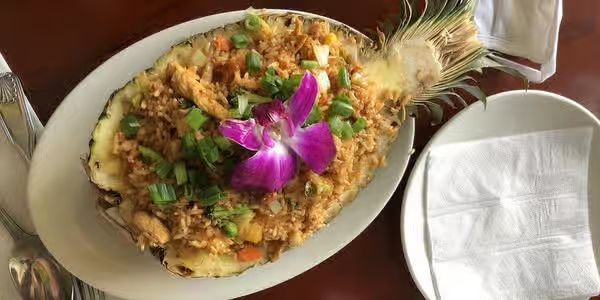 Thai Pineapple Fried Rice at THAI LOTUS Thai Cuisine in North Brunswick Township, NJ 08902-4807 | YourMenu® Online Ordering