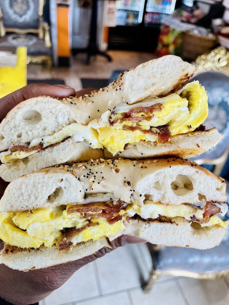 Bagel(pizza)bacon at Heat Da Spot in Washington, DC 20010 | YourMenu® Online Ordering