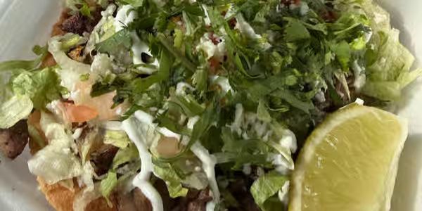 Tostada Carne Asada at Tacos y Antojitos Emanuel Restaurant #3 in Palm Beach Gardens, FL 33418 | YourMenu® Online Ordering