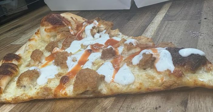 Buffalo Chicken Pizza at A Slice of Home Pizzeria in Jamestown, NY 14701 | YourMenu® Online Ordering