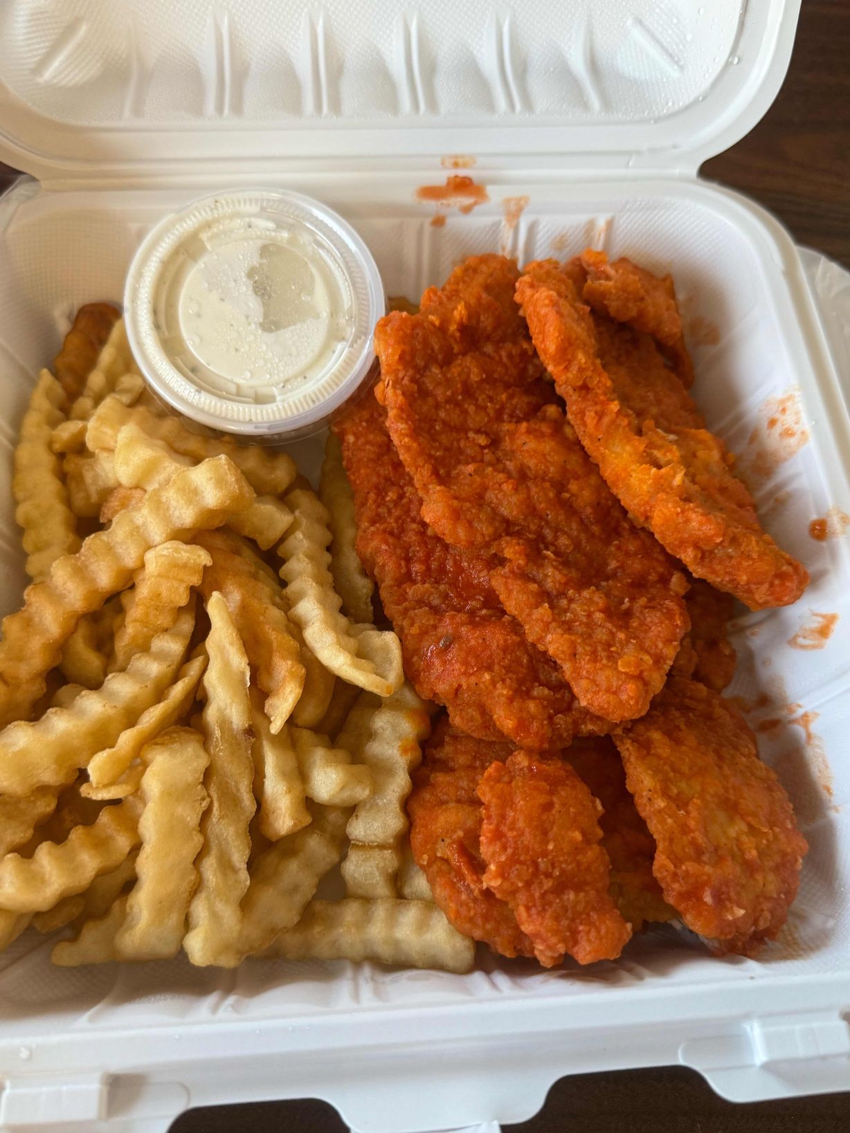 Chicken Finger Basket (5,fries) at A Slice of Home Pizzeria in Jamestown, NY 14701 | YourMenu® Online Ordering