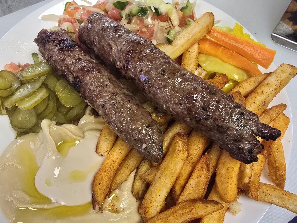 Kabob Plate at Yossef’s LAFFA - MILIA in Owings Mills, MD 21117 | YourMenu® Online Ordering