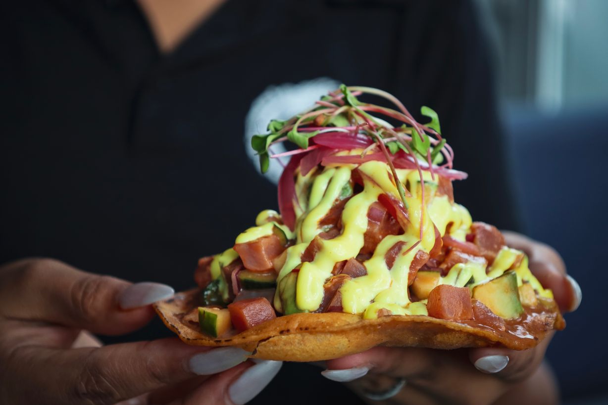 Tostada Veracruzana at KOLUCAN in Sarasota, FL 34231-5806 | YourMenu® Online Ordering