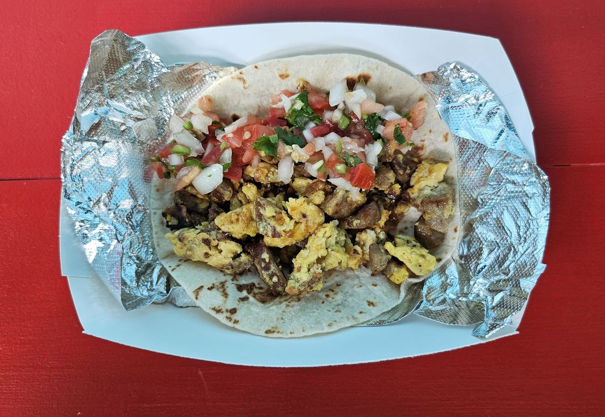 Country Sausage & Egg Taco at Tacali Order for Pickup in DOWNTOWN LOS ANGELES, CA 90013 | YourMenu® Online Ordering