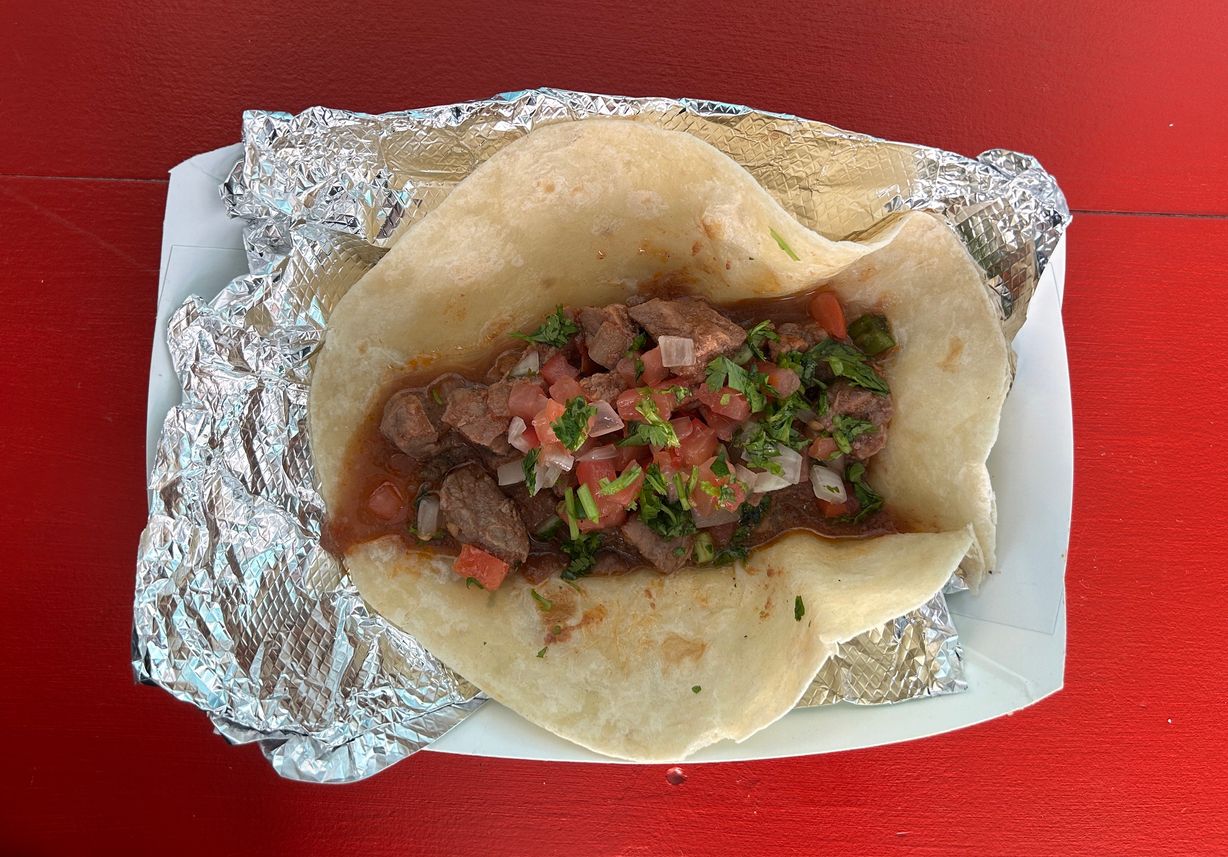 Carne Ranchera Taco at Tacali Order for Pickup in DOWNTOWN LOS ANGELES, CA 90013 | YourMenu® Online Ordering