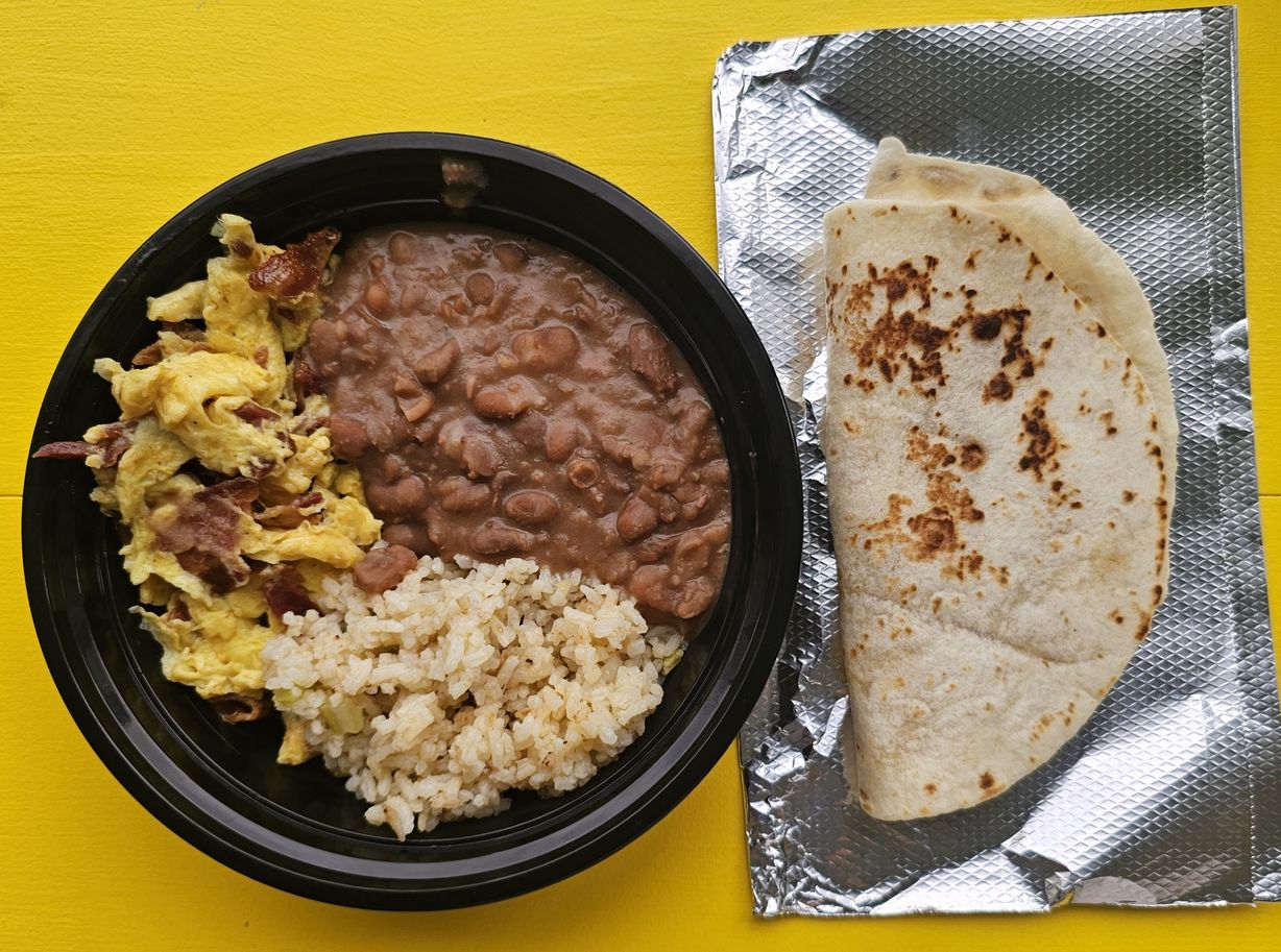 Bacon & Egg Plate at Tacali Order for Pickup in DOWNTOWN LOS ANGELES, CA 90013 | YourMenu® Online Ordering