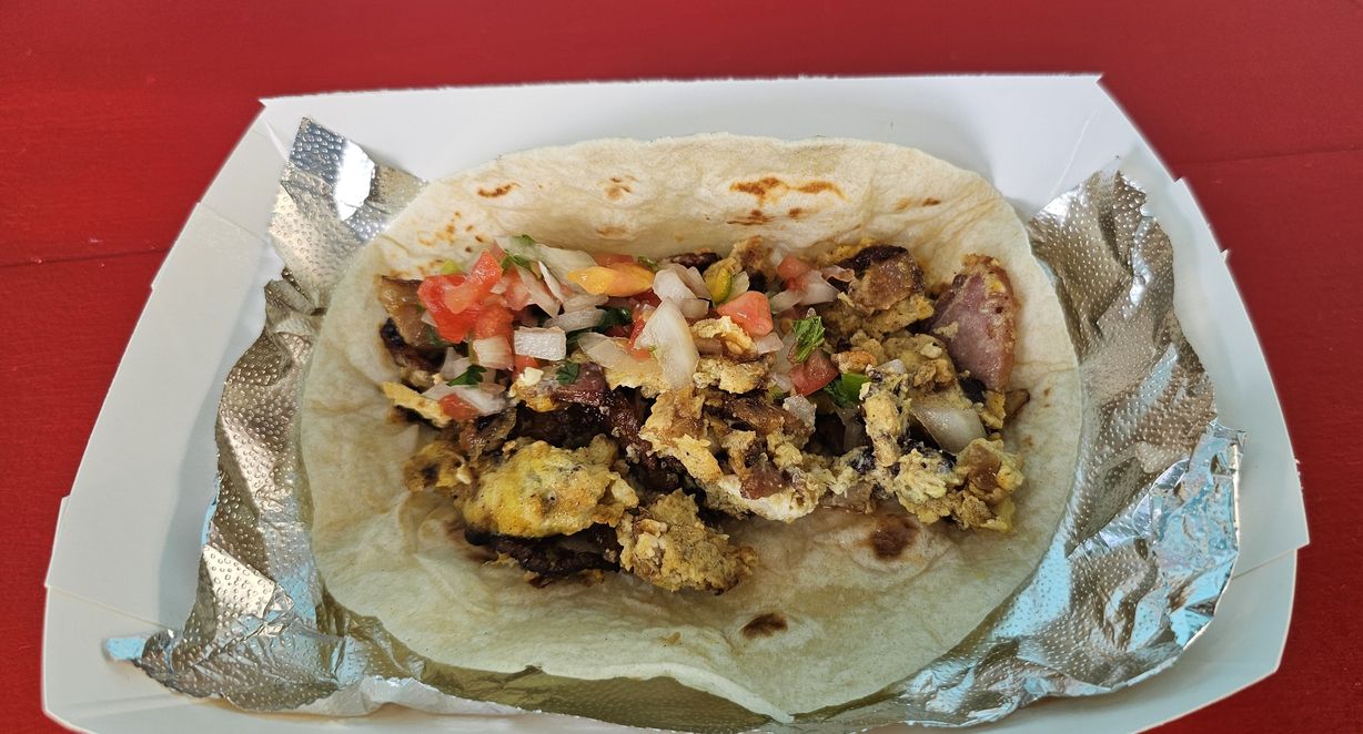 Bacon & Egg Taco at Tacali Order for Pickup in DOWNTOWN LOS ANGELES, CA 90013 | YourMenu® Online Ordering