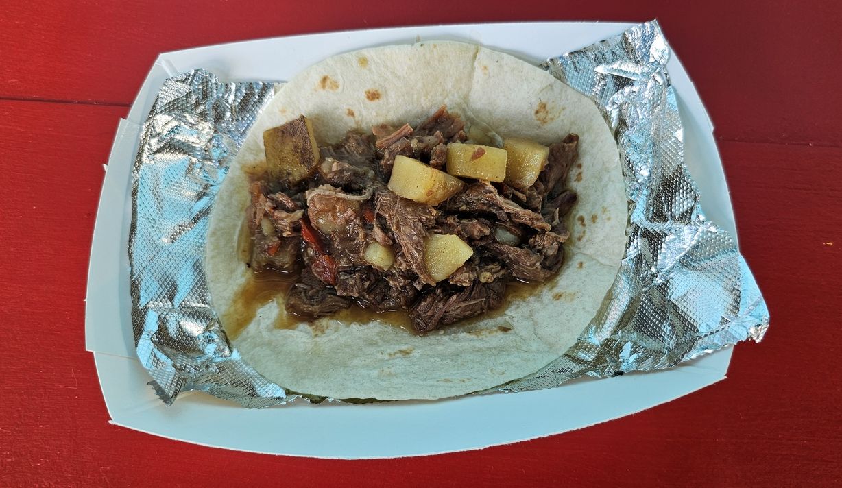 Carne Con Papas Taco at Tacali Order for Pickup in DOWNTOWN LOS ANGELES, CA 90013 | YourMenu® Online Ordering