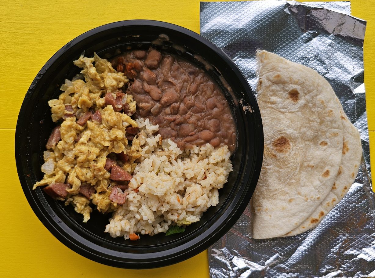 Country Sausage & Egg Plate at Tacali Order for Pickup in DOWNTOWN LOS ANGELES, CA 90013 | YourMenu® Online Ordering