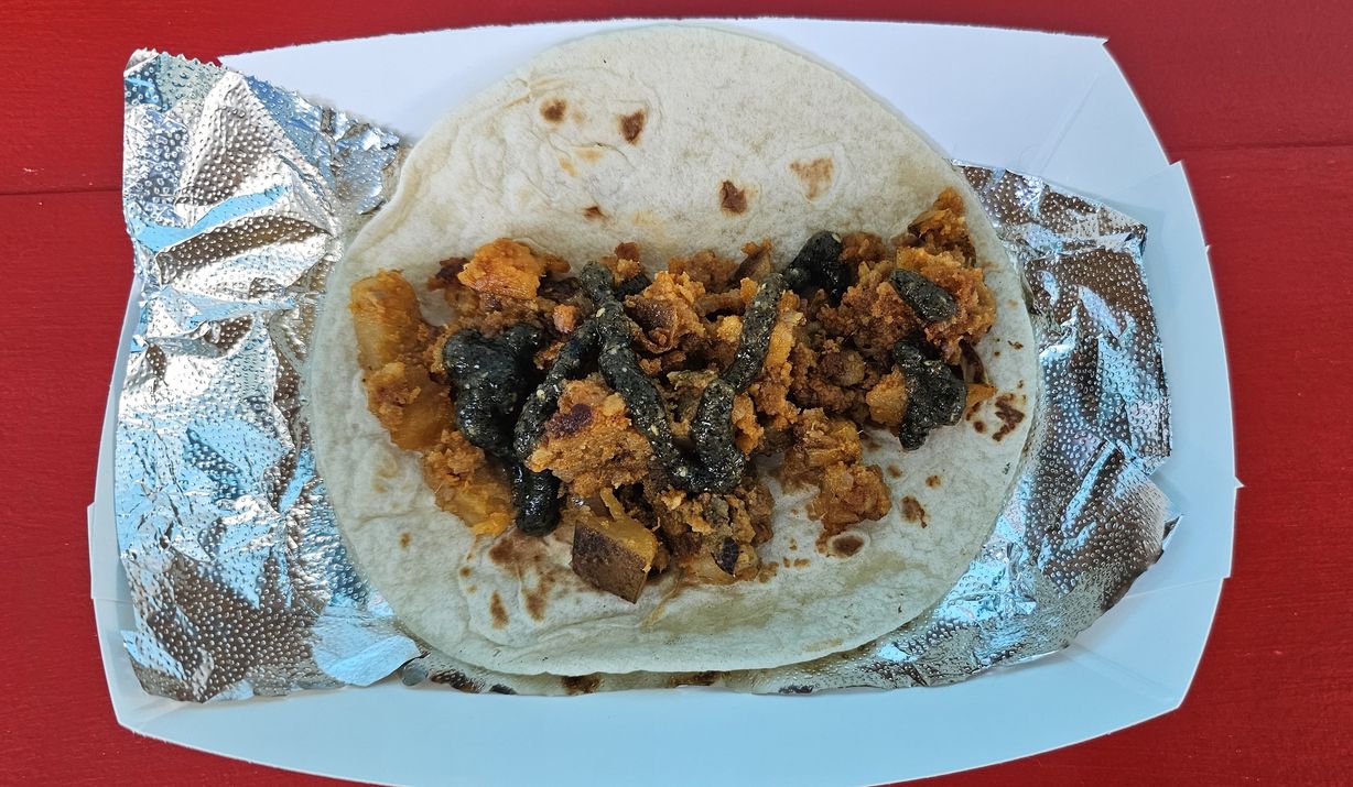 Chorizo & Potato Taco at Tacali Order for Pickup in DOWNTOWN LOS ANGELES, CA 90013 | YourMenu® Online Ordering