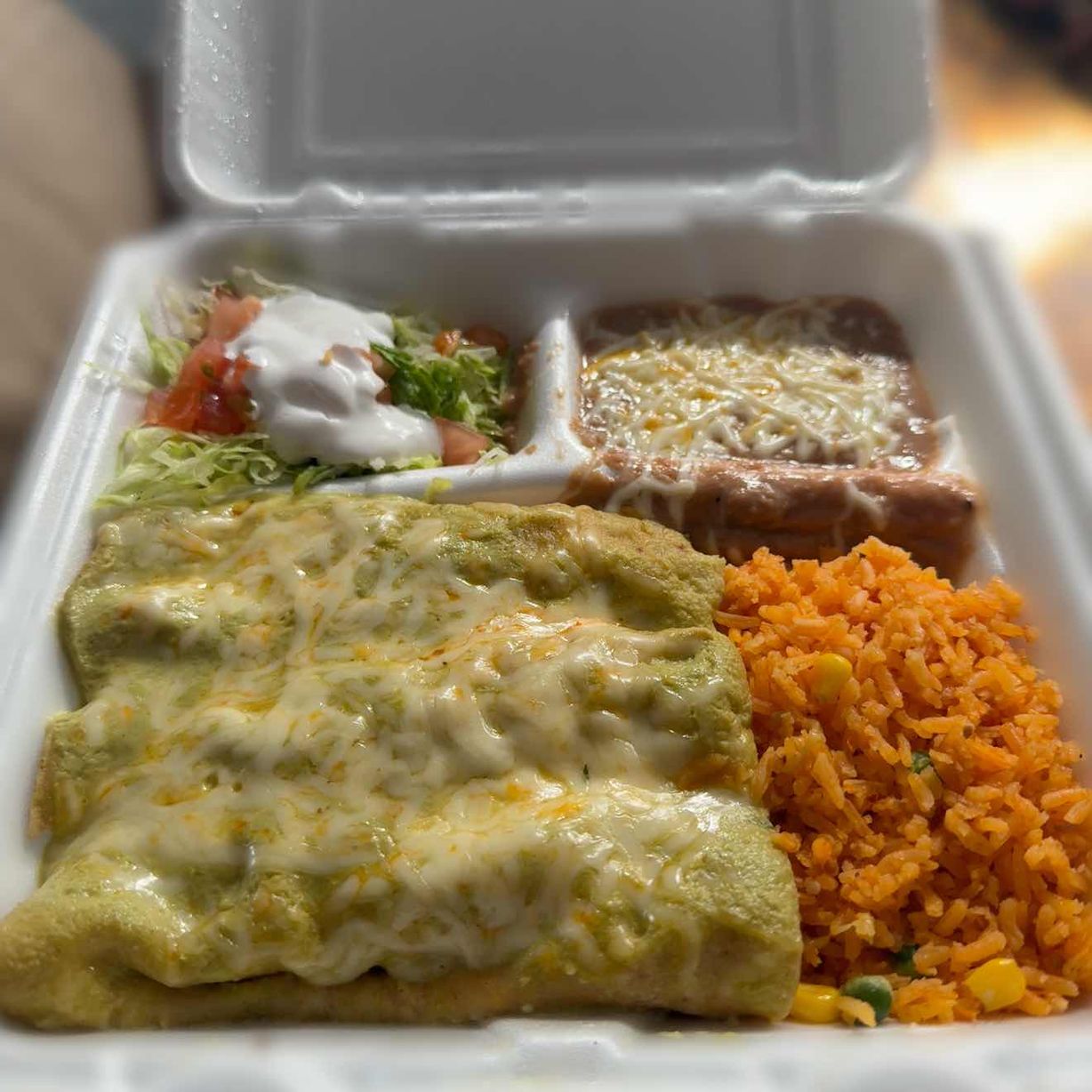 Enchiladas con carne at Su Taqueria El Rey del Taco in Chicago, IL 60612 | YourMenu® Online Ordering