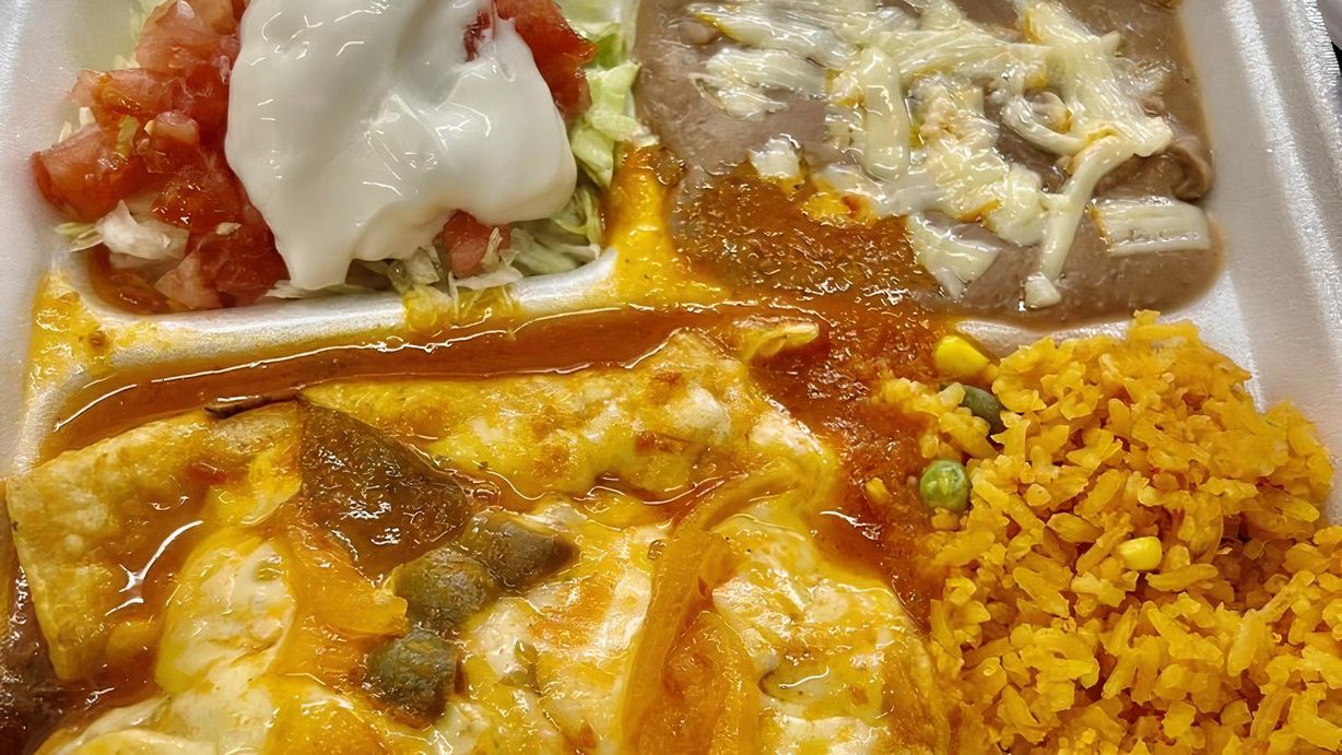 Enchiladas suizas at Su Taqueria El Rey del Taco in Chicago, IL 60612 | YourMenu® Online Ordering
