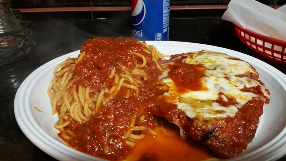 CHICKEN PARMESAN at MANHATTAN PIZZA PLACE in HIALEAH, FL 33016 | YourMenu® Online Ordering