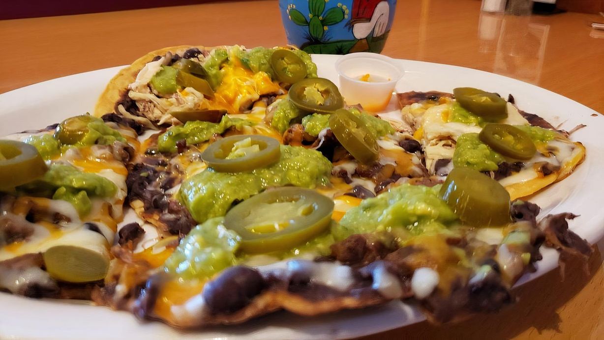 Nachos Rancheros (Gluten free) at Jarrito Loco in Monument, CO 80132 | YourMenu® Online Ordering