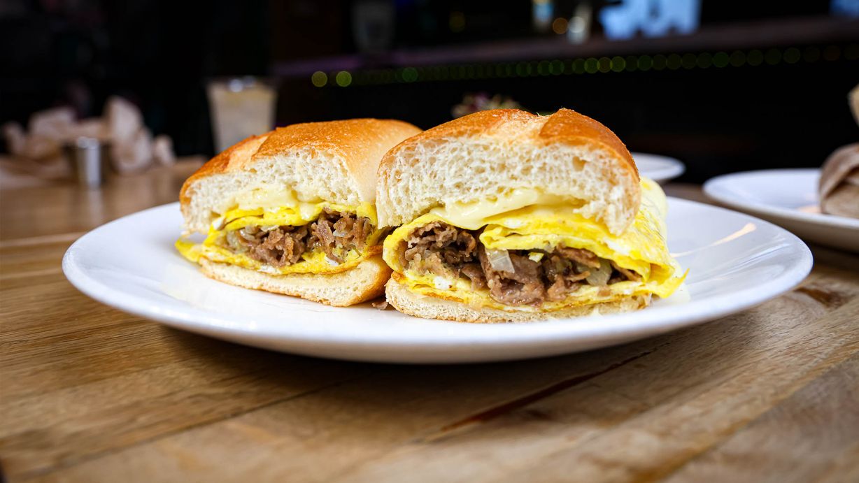 Steak And Egg Sandwich White Hoagie at Oakland Coffee & Juice B in OAKLAND PARK, FL 33334 | YourMenu® Online Ordering