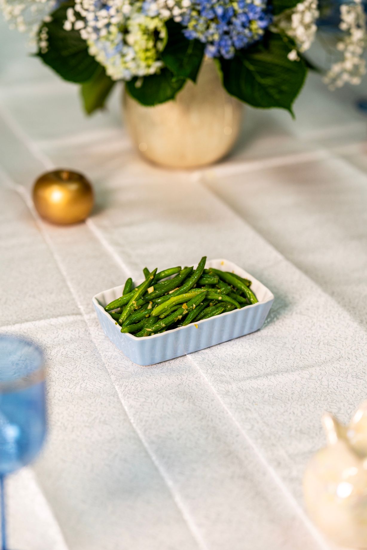 Garlic & Lemon Green Beans at Yossef’s Holiday Menu in Owings Mills, MD 21117 | YourMenu® Online Ordering